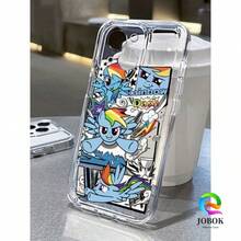Funda Transparente para iPhone de Rainbow Dash , Genial y Única/Personaje de Moda/Elementos de Anime/Adecuada para Teléfonos Apple y  iPhone11ProMax,12ProMax,13ProMax,14ProMax,15ProMax,16ProMax,17ProMax,iPhoneAir 
   Modelos  Galaxy S20Ultra S21Ultra S22Ultra S26Ultra A34 A54, haga clic para más detalles. - Multicolor - Ver 7
