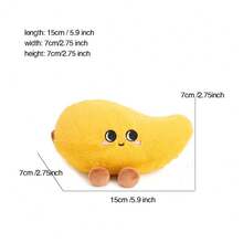 毛绒水果玩偶 - 可爱菠萝毛绒玩偶，治愈系水果玩偶，柔软填充抱枕玩偶，生日礼物 - 水果 - 查看 13