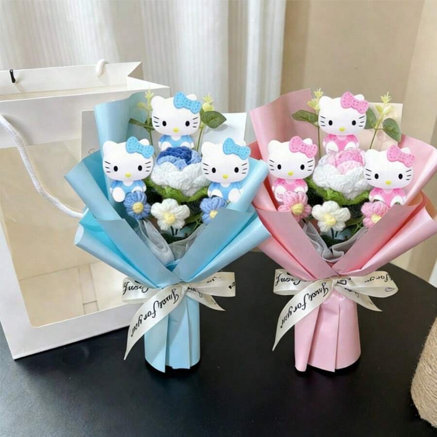 profumo di rose per la Festa della Mamma, profumo artificiale, regalo creativo a maglia per la Festa della Mamma, profumo per San Valentino, decorazione per matrimoni, decorazione da scrivania, regalo di compleanno adatto per le migliori amiche - Multicolore - Visualizzare 1