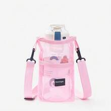 1个装 S/L 水瓶套，抽绳设计，便携网状套袋，耐用，带可调节肩带，水瓶套/杯子保护套 - 彩色 - 查看 8