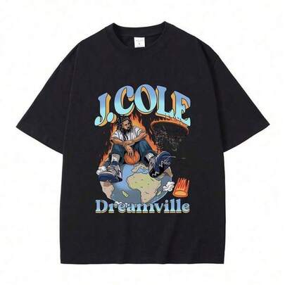 Camiseta unisex de algodón puro, la mejorFamosoRaperJ.ColeElFaderDreamvilleGráficosCamisetaHombresMujeresCaderaSaltoRetroCamisetasMasculinoModaDe gran tamañoCamiseta, blusasparamujer,blusasparamujerfiesta,playerasdemujer,blusascasualesparadama,sudaderas,camisasdemujer,ropademujer,blusasbonitas,ofertasyliquidacionesropamujer,motfmujerpremium,elegantemujer,camisetasparahombre, manfinityhombre,playerasdehombrecasual,playerasparahombre,dazyhombre,streetwear,cosasparahombre,playerasnegras MCEP