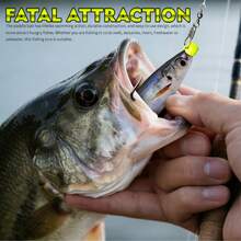 Mồi câu cá mềm Proberos 1 cái, dài 14.5cm, nặng 33.3g, không chì, lưỡi câu ngược, thích hợp câu cá thu và cá trê, mồi câu cá nước mặn trên thuyền, mô phỏng chân thực. - Nhiều màu - Xem 3