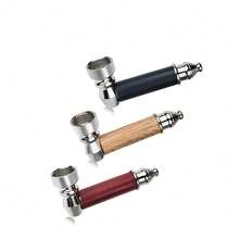 9-Piece Set - Portable Tobacco Pipe Set, Made Of Metal, Durable Short Wood-Grain Pipe, Comes With An Elegant Gift Box, Ideal Birthday/Anniversary Gift For Men, Fathers, And Husbands - Suitable For Travel And Daily Use, Perfect For Tobacco Enthusiasts. - 印花款 - 查看 9