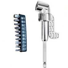 105 Degree Right Angle Drill Adapter, New Extended Shaft Electric Screwdriver, 1/4" Hex Shank Right Angle Drill Adapter, Right Angle Drill Adapter, Right Angle Drill Attachment, Right Angle Drill, Angle Drill - Multiple Styles - View 2