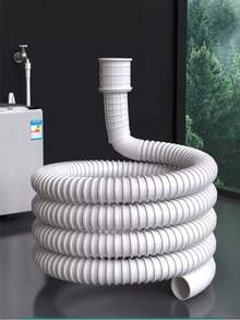 Multifunctional Soft Plastic Tube, Universal Air Conditioner Drain Pipe Extension, Dual-Use For Watering And Old Washing Machine Water Inlet - White - View 1