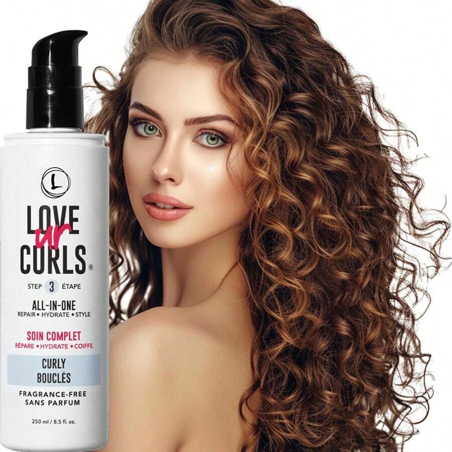 1支250毫升卷发定型霜 | 滋润修护秀发，防止干燥和分叉 | 深层滋养，保持卷发形状和弹性 | 日常洗发后使用，是护发爱好者的完美礼物 - 1pcs - 查看 1