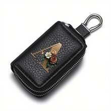 Men's Car Key Case - Simple Zippered Key Case With Lid, Durable Locking Snap For Storage, Suitable For Everyday Use And Special Occasions (Teacher's Day/Mother's Day/Father's Day Gift) Personalized Gift, A Gift Full Of Love, Creative Men's Gift, Fun Gift, Dad's Gift, Gift Ideas - Multicolor - View 8
