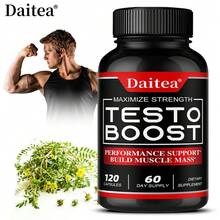 Bcuelov Testo Boost - With Magnesium, Zinc, Tribulus, Chrysin - Support Performance & Overall Body Health - 120 Capsules - 1 Bottle - View 8