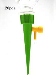 10/20 piezas Dispositivo de riego automático de flores, Temporizador de riego por goteo, Herramienta de riego de plantas en macetas para el hogar, Sistema de riego por goteo automático para invernadero y jardín, Goteros de riego automático verdes - regadera - Ver 15