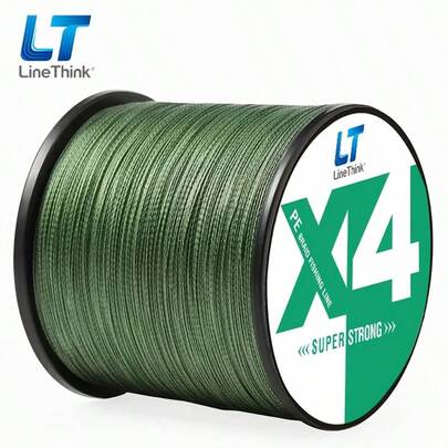  LineThink 4 Strands PE Braided Fishing Line 300m/500m Super Strong Smooth Casting Wear Resistant For Sea Ice Fishing
