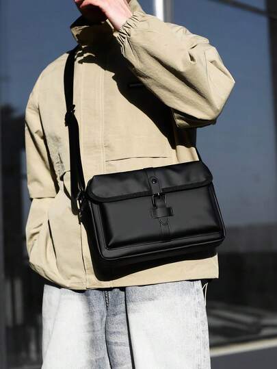 2026 Men's Chest Bag, Korean Style Large Capacity Shoulder Crossbody Bag, Casual Sports Chest Pouch, Outdoor Mini Backpack, Camping