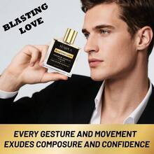 FLATPEA Perfume con Feromonas, Fórmula sin Alcohol de 50ml | Fragancia de Larga Duración para Ir al Trabajo, Fiestas, Citas | Mejora la Atracción, Regalo Ideal para Parejas en Navidad/Día de San Valentín - GUISANTE PLANO - Pasión Floreciente - 50 ml - 1 botella - Ver 3