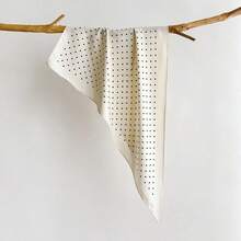 New Spring/Summer Faux Silk Polka Dot Triangular Scarf, Versatile Atmosphere-Enhancing Lightweight Printed Bandana Scarf, Sun Protection Scarf, Versatile Head Scarf Decoration - SJ-9 - White - View 3