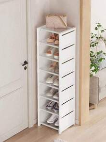Adjustable Metal Bracket Fabric Shoe Rack, Multi-Layer Space-Saving Entryway Shoe Cabinet, Shoe Storage Rack, No Tools Required For Assembly, Space-Saving, Multi-Layer Storage, Suitable For Entryway, Dormitory And Closet, For Sneakers, Leather Shoes, Canvas Shoes, Slippers, Unisex, Multi-Layer Shoe Storage Rack, Perfect For Apartment And Home, Ideal Home Storage - Multicolor - View 6