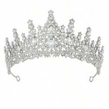 3件套女士生日配饰套装，包括：1条生日腰带、1个生日皇冠、1条女孩生日腰带、1个生日皇冠发箍、1副女孩生日眼镜，闪亮时尚的生日派对礼物 - 皇冠生日套銀 - 查看 8