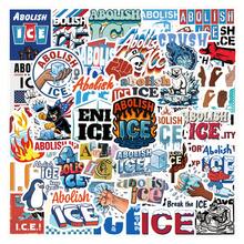 55Pcs Funny ICE OUT Stickers Anti ICE Stickers Cartoon Stickers Waterproof Vinyl Stickers Bulk For Water Bottle Skateboard Luggage Laptops Bumper Theme Party Supplies - A - View 1