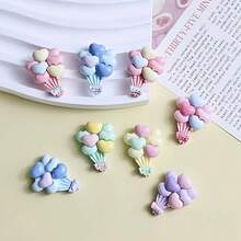 5pcs/10pcs/12pcs Hot Air Balloon Fridge Magnets, Creative Cute Magnetic Stickers For Home, Kitchen Decor, Refrigerator, Whiteboard, Storage Cabinet, Dishwasher, Durable Magnets, Decorative Magnets, Home Decor, Perfect Gift Choice - Multicolor - View 4