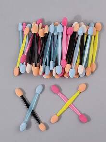 50PCS This Multi-Functional Makeup Tool Is A Sponge, Double-Headed Eyeshadow Brush, Eye Smudging Stick, And Can Also Be Used As A Nail Art Applicator - Multicolor - View 18