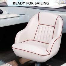 Cabin Seats - White and Red - View 5