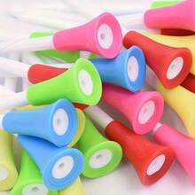 10/20/30pcs Rubber Golf Ball Tees, Random Color Plastic Golf Ball Holders, Durable Multi-Color Golf Spikes, Golf Accessories - Multicolor - View 6