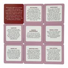 互动式派对迷你卡牌游戏，专为女性社交聚会设计，包含50个趣味活动建议，帮助朋友们度过一个有意义的夜晚。 - 彩色 - 查看 7