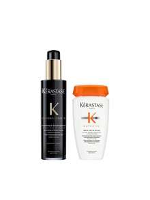 Kérastase [Bundle] Nutritive Bain Satin Riche Shampoo 250 Ml + Lotion Thermique Sublimatrice Blow Dry Mist 150 Ml - Nutritive - View 1