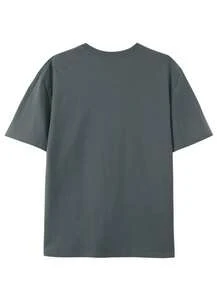 FNI Fusion Men' Crew Neck T-Shirt | Dark Design Commemorating The 250th Anniversary Of The United States (1776 - 2026) - 深灰色 - 查看 2