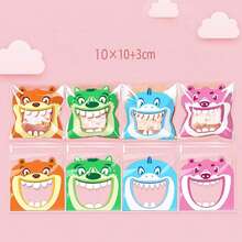 100 chiếc/gói Túi đựng quà tặng tiệc tùng 4 trong 1 dạng hoạt hình, tự dính. - Nhiều màu - Xem 6