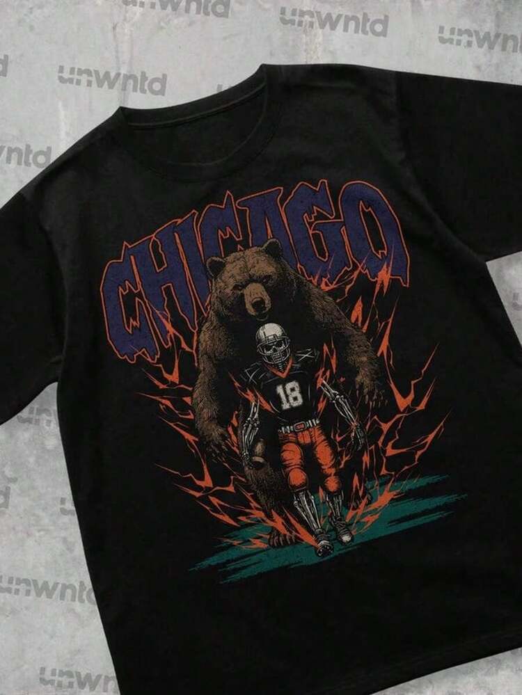 Nuevas camisetas superventas de 2026Nuevas camisetas superventas de 2026Nuevas camisetas superventas de 2026Nuevas camisetas superventas de 2026 Chicago Teams Graphic Shirt_ Bears, Blackhawks, Bulls, White Sox & Cubs - negro - Añade 2