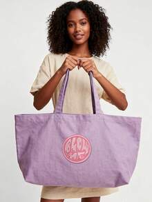 RHUAGYP 1 buc. Patch brodat rotund roz, termoadeziv sau cusut, decor DIY pentru haine și genți - Multicolor - Vizualizare 3