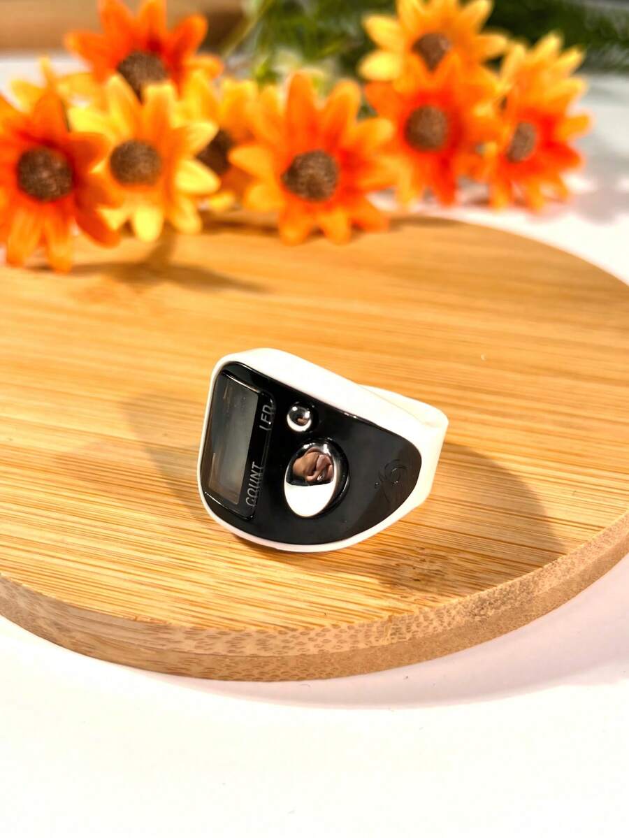 Contador de anillo digital LED silencioso, herramienta de conteo de cuentas de oración islámica, contador portátil preciso - Multicolor - Ver 1