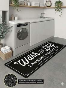 Delivery In 5-7 Days,1pc Anti-Slip And Oil-Proof Floor Mat, Soft, Waterproof, Machine Washable And Stain Resistant, For Kitchen, Living Room, Laundry Room And Bathroom Decoration - A - Xem 9