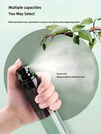 زجاجة رذاذ سفر 1 قطعة / 30مل / 60مل / 100مل، زجاجة سفر قابلة لإعادة التعبئة، رذاذ مرطب الوجه الناعم والرذاذ الكحولي، زجاجة رذاذ محمولة، مناسبة للمرطب والكحول - بدون رائحة ومحمولة