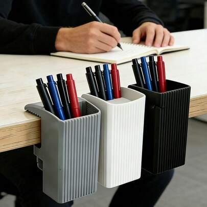 Giá đỡ bút kẹp mép bàn, hộp đựng đồ, chiều rộng kẹp 10-35mm, lắp đặt dễ dàng không cần ốc vít, thích hợp để lưu trữ dụng cụ văn phòng và gia đình, lý tưởng cho các chuyên gia tại nơi làm việc, giảng dạy và sắp xếp nhà cửa, hộp đựng bút chì, văn phòng phẩm, đồ dùng văn phòng, phụ kiện bàn làm việc, đồ dùng văn phòng, trang trí văn phòng, phụ kiện bàn làm việc, phụ kiện văn phòng phẩm