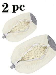 Túi đựng giày tái sử dụng được, phù hợp cho máy giặt và máy sấy, túi lót nhung mềm mại dùng để làm sạch nhiều loại giày, túi giặt tái sử dụng cho giày người lớn và trẻ em, túi đựng giày máy giặt của chúng tôi, thiết kế tối giản cho mùa xuân và mùa hè. - Màu vàng - Xem 28