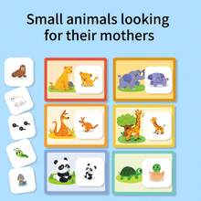 Montessori Matching Game: Animal Find Mom, Animal Find Home - Educational Early Learning, Children's Matching Game - Multicolor - View 5