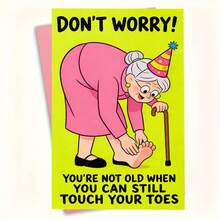 1PC Rude Birthday Cards Ladies Friendship Cards, Funny Aging Cards Friends Girlfriends Family Wife, Prank 50 Year Old 60 Year Old 70 Year Old 80 Year Old 90 Birthday Gift Mom Grandma, Happy Birthday Card Elderly Woman, Birthday Card, Best Gift For Him/Her - View 7