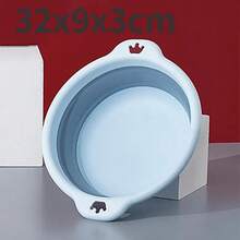 便携式可折叠洗衣盆 塑料旅行折叠洗脸盆 可折叠洗脸盆 浴室家用用品 - 多色 - 查看 8