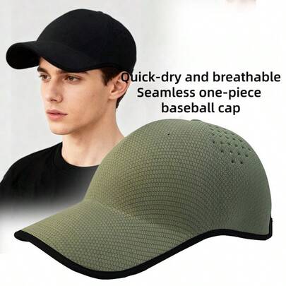 Solid Color Breathable Quick-Dry Baseball Cap