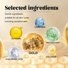 24K金眼膜，保湿，改善皱纹，提亮肤色，眼部护理 - 24k黃金眼膜 - 查看 10