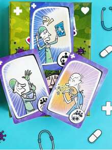 Virus Card Game - Exciting Family Card Game For 2-6 Players, Quick Fun For Party Nights. Strategic Game For Families And Adults, Full Of Fun And Fierce Competition, Paper Material, Tabletop Card Game Style, Delightful Family And Friends Gathering, Party Game, Fun Household Board Game, Captivating And Entertaining Card Game - Multicolor - View 9