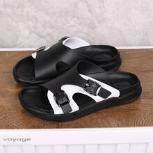 2026 Spring/Summer New Versatile Fashion Casual Business Men's Slippers, Breathable Cool Design - Off White - View 5
