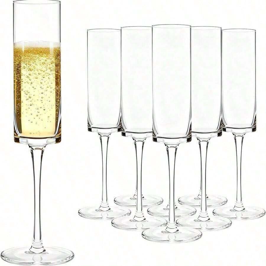 多巴胺鸡尾酒香槟杯，高品质玻璃器皿，时尚情人节礼物 - 查看 1