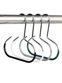 1pc Hat Rack Hanger, Non-Slip Rack Organizer, Creative Round Ring Clothes Hanger Hook, Stainless Steel Wardrobe Hanger For Hats, Straps, Ties, Scarves, Lingerie - Multicolor - View 8