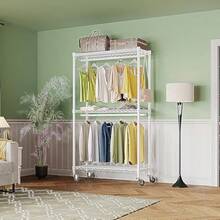 Closet Racks - White - View 6