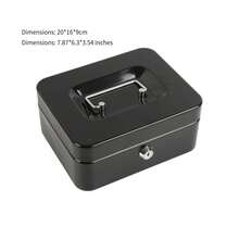 Portable Key Box, Steel Cash Box, Home/Store Storage Cabinet For Keys, Coins, Jewelry - Multicolor - View 32