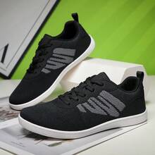 Sporty Barefoot Wide-Toe Couple's Running Shoes, Hiking Trekking Water Fishing Shoes, Breathable Mesh Quick-Dry Outdoor Climbing Camping Shoes - Black - View 11
