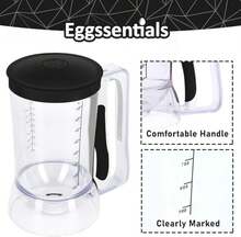 Eggssentials U2013 Pancake Batter Dispenser, Batter Dispenser With Squeeze Handle Mess-Free, Cupcakes, Waffles &Amp; More U2013 Durable, Easy-Pour Pancake Dispenser Bottle For Smooth Baking - ColorA - View 4