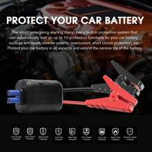 Carsun Portable Car Jump Starter And Air Compressor, 4-In-1 Air Pump With Rear Storage Box, 150PSI 22 Cylinder, Fast Inflation, 10000mAh, Wireless Digital Display Version, With Car Emergency Jump Starter Power, Equipped With LED Light, Suitable For RVs, Off-Road Vehicles, Trucks, Etc. - Wireless - View 6