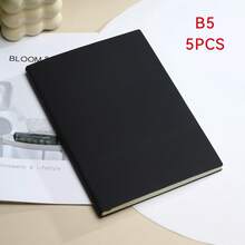 5本彩色PU皮笔记本，便携式笔记本，适用于学校、办公室、旅行和创意素描 - 橫線本 - 查看 19